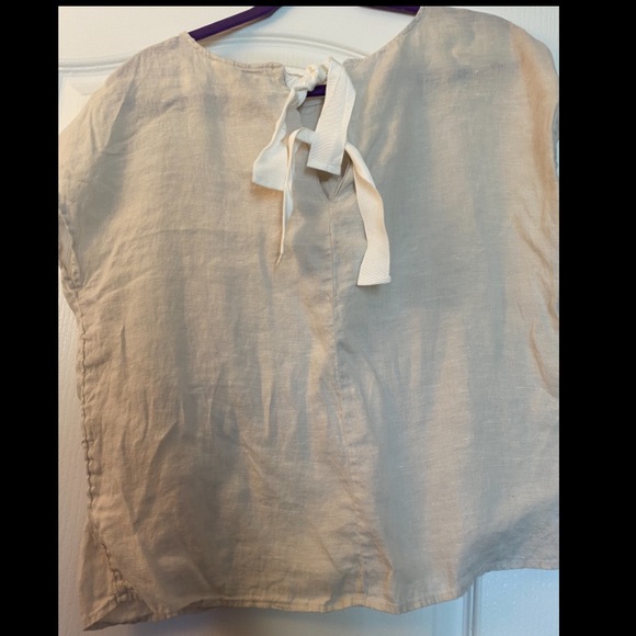 EUC Cynthia Rowley Linen Top - Picture 2 of 3